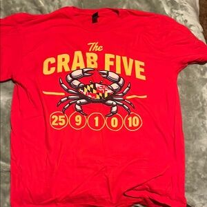 Maryland Terrapins Red 'The Crab Five' Graphic T-Shirt